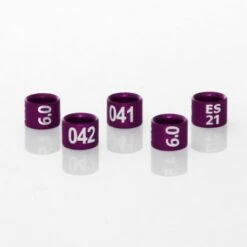 Anillas Para Ninfas Cerradas 6mm - Tira De 20