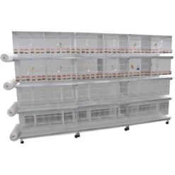 Bateria 12Jaulas Metro Sistema PapelPA-1 Comunicables