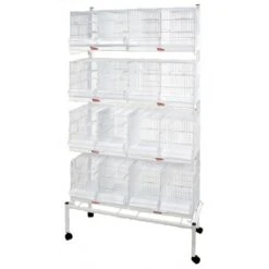 PEDROS Bateria 4 Jaulas Metro + Soporte