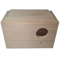 Nido Agapornis Madera